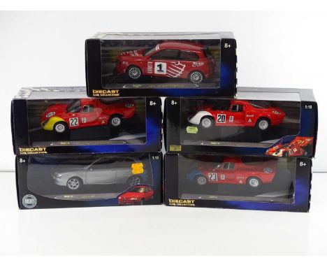 A group of 1:18 scale diecast cars by RICKO - VG in G/VG boxes (5)