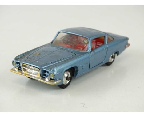 A CORGI 241 Chrysler Ghia L.6.4 in metallic silver blue with red interior - F/G in G box