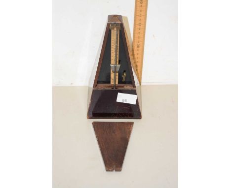 A vintage metronome