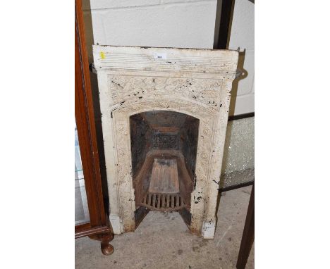 Victorian cast iron bedroom fireplace