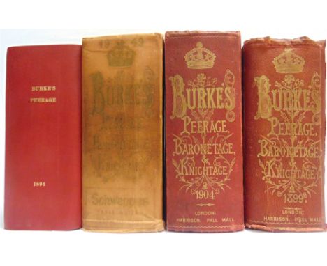 [MISCELLANEOUS]  Burke, Sir Bernard. A Genealogical and Heraldic Dictionary of the Peerage and Baronetage, together with Memo