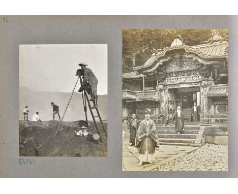 Ponting (Herbert, 1870-1935). An album of photographs of Japan, compiled by Herbert Ponting, c. 1906-10, a total of approxima