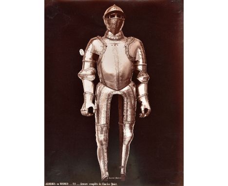 *Laurent (Jean, 1816-1892). Studies of armour, Spain, 1860s,  a good group of 8 albumen print photographs of armour, titled i