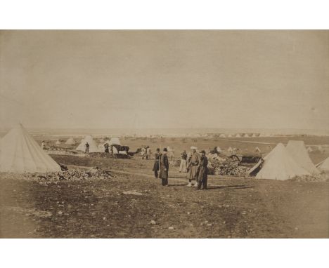 *Fenton (Roger, 1819-1869). General Bosquet's Quarters, 1856,  salt print, 158 x 247mm, together with The British Head Quarte
