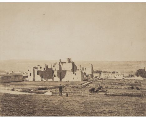 *Fenton (Roger, 1819-1869). Middleham Castle, 1850s,  salted paper print photograph, original mount, titled 'Middleham Castle