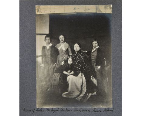 [Fenton, Roger, 1819-1869]. An album of later copies of photographs of Queen Victoria and the royal family by Roger Fenton,  