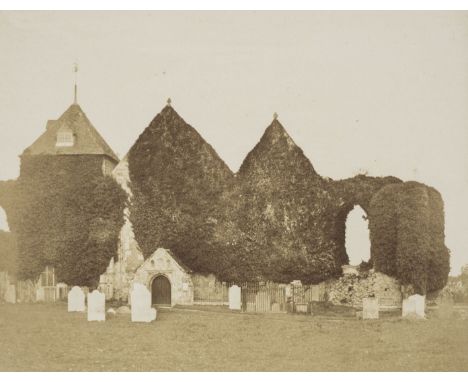 *Diamond (Hugh Welch, 1809-1886). Church of St Thomas, Winchelsea, 1850s,  albumenised salt print, 154 x 200mm, inscribed in 