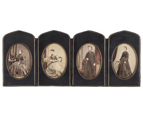 *Silvy (Camille, 1834-1910). A small album containing 12 window-mounted cartes-de-visite portraits by Camille Silvy, early 18