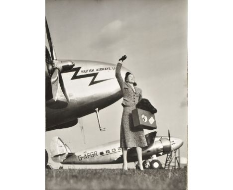 *Parkinson (Norman, 1913-1990). A good group of British Airways subjects, c. 1950,  all vintage gelatin silver prints showing