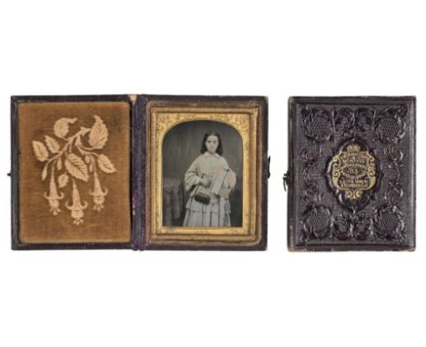 *Three ambrotype portraits by Duchauffour & McIntyre, Edinburgh, late 1850s,  the first a quarter-plate image of a seated gen