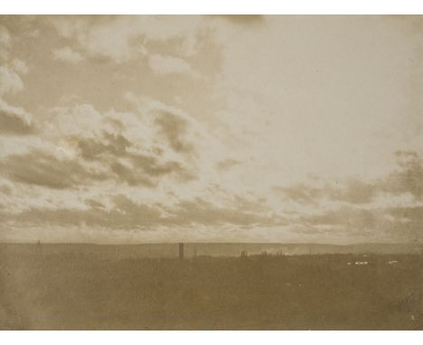 *Marville (Charles, 1816-1879). Sky study, Paris, 1859,  albumenised salt print photograph, 155 x 205mm, original mount with 