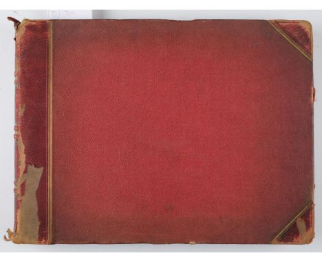 Tasmania & New Zealand. An album of 32 mounted albumen print photographs, c. 1890,  including 17 photographs of Tasmania and 