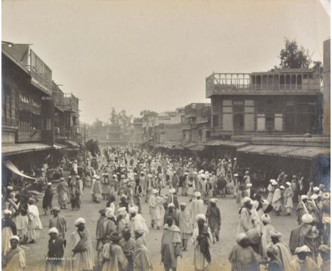 *Holmes (Randolph Bezzant, 1888-1973). An album of 12 views around Peshawar and Attok Fort, 1930s,  gelatin silver print phot