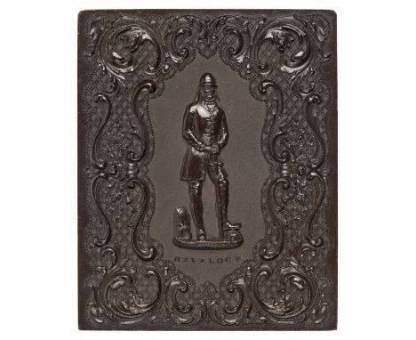 *Sir Henry Havelock. Rare quarter-plate brown thermoplastic union case by Littlefield, Parsons & Co., early 1860s,  housing a