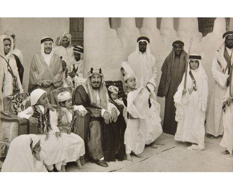 *Saudi Arabia. A group of 58 mounted gelatin silver print photographs, c. 1940s, including street scenes, some views and grou