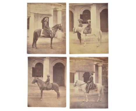 *India. An album containing 44 mounted albumen print views, c. 1880,  including Agra, Srinagar, Rawal Pindi House, Murree, 1s