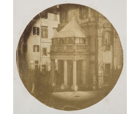 *Rome. A group of seven rare amateur photographs, c. 1858,  a mixture of salted paper and albumenised salt prints, some vigne