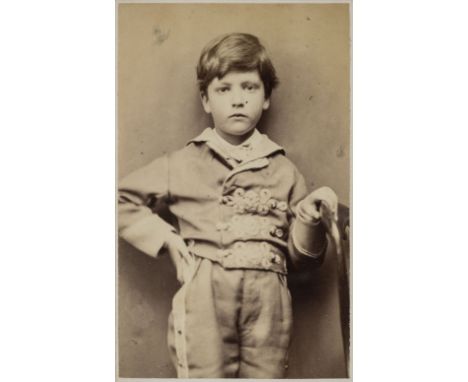 *Carroll (Lewis, 1832-1898 ). Hugh Bridges Kitchin, Oxford, c. 1875,  albumen print photograph, mounted on card in carte-de-v