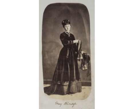 *Cameron (Julia Margaret, 1815-1879). May Prinsep, 1868-69,  albumen print photograph, trimmed to image with rounded corners,