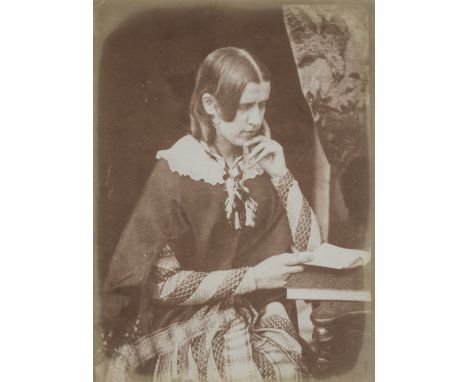 *Hill (David Octavius, 1802-1870 & Adamson, Robert, 1821-1848). Portrait of an unidentified woman, c. 1845,  calotype, mounte