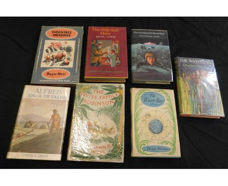 JOHANN R WYSS: A SWISS FAMILY ROBINSON, ill Mervyn Peake, London, Heirloom Library [1950], 1st edition, 8 coloured plates as 