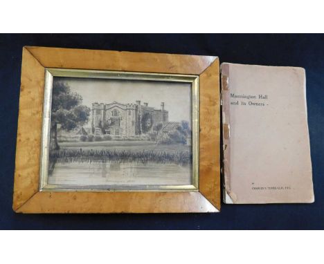 CHARLES SISSMORE TOMES: MANNINGTON HALL AND ITS OWNERS, Norwich, Goose &amp; Son, 1916, 1st edition, 3 photographic plates, f