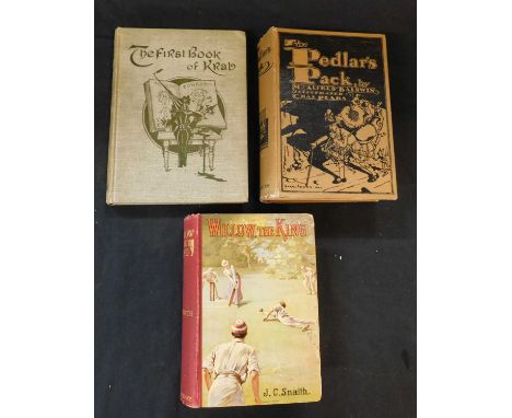 JOHN COLLIS SNAITH: WILLOW THE KING, THE STORY OF A CRICKET MATCH, London, Ward Lock, [1899], 1st edition, 4 plates as called