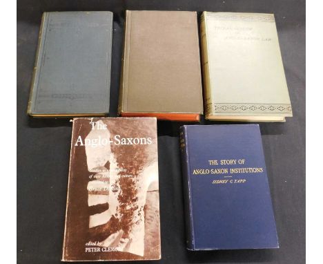 ROBERT HOWARD HODGKIN: THE HISTORY OF THE ANGLO-SAXONS, Oxford University Press, 1959, 3rd edition, 2 vols, original cloth, d