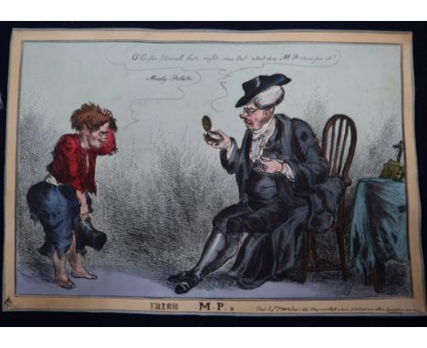 A group 18th and 19th century William Heath cartoons and prints