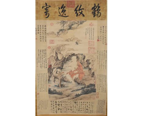 Two Chinese scroll pictures