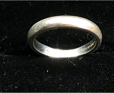 Platinum Tiffany &amp; Co wedding ring  weight 5g