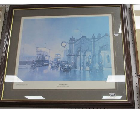 Peter Owen Jones, 'Sheaf Street' Limited Edition Print of 500, signed lower right, 40.5 x 53cm.