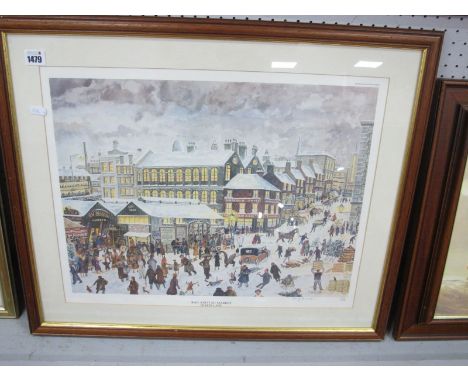 Terry Gorman 'Rag and Tag Market', Limited Edition Colour Print of 500, pencil signed, 38.5 x 50.5cm.
