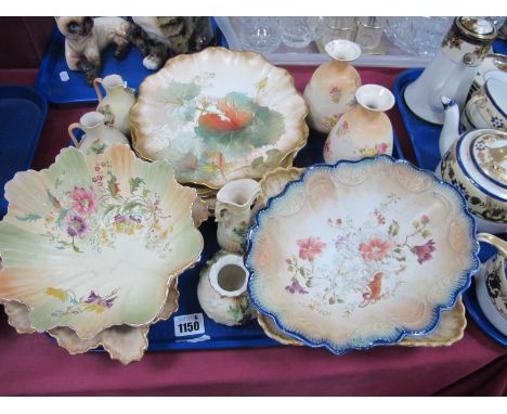 W &amp; R (Wiltshaw &amp; Robinson) Carlton Ware Blush Ivory and Floral Bowls, other similar bowls, Royal Doulton and other c