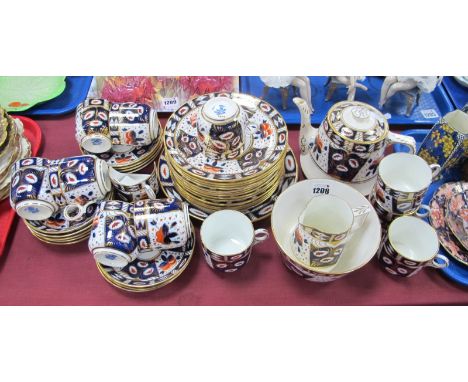 A Royal Albert Imari Tea Service, of approximately thirty nine pieces, teapot unstamped.