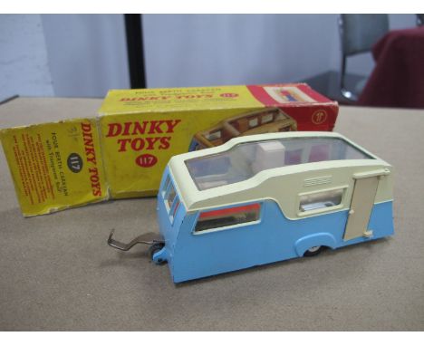 Dinky Toys Four Berth Caravan, with transparent roof, 117, in sellotaped box.