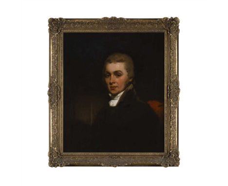 CIRCLE OF SIR THOMAS LAWRENCE (BRITISH 1769-1830) PORTRAIT OF A GENTLEMAN Oil on canvas (Dimensions: 75cm x 62cm (29.5in x 24