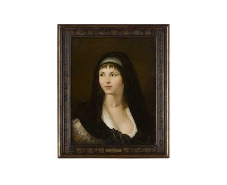 CIRCLE OF FRANCISCO GOYA (SPANISH 1746-1828) PORTRAIT OF A YOUNG LADY Oil on canvas (Dimensions: 41.5cm x 33.5cm (16.25in x 1