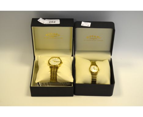 A Gentleman's Rotary wristwatch; another, Lady's Rotary wristwatch (2)