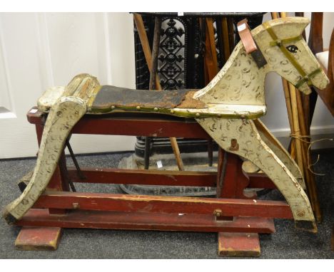 Folk Art - a scratch built Child's Rocking Horse 
