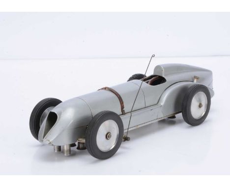 A small Diesel-engined Racing Car by unknown maker, appears to be a commercial product, measuring approx 340mm overall, with 