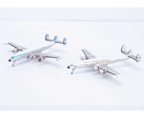 Small World Models 1:200 Scale Airliners, Lockheed L-1049 Super Constellation, two models in Guest Aerovia Mexico (XA-NAF) an