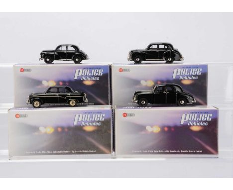 Brooklin 1:43 Scale White Metal International Police Vehicles, IPV 03 1952 Singer SM 1500 Kent County Constabulary, IPV 07 19