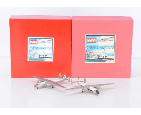 Western Models UK 1:200 Scale Classic Airliners, CA12D Airspeed Ambassador (Globe Air), CA12A Airspeed Ambassador (B.E.A), in