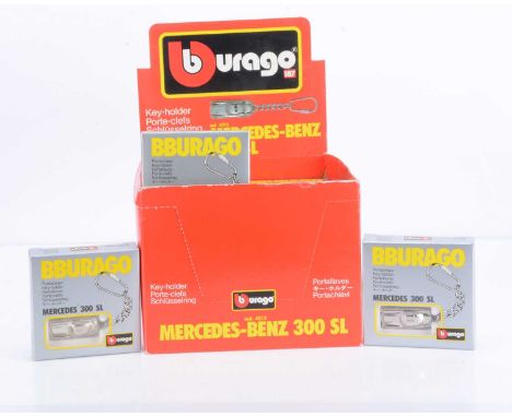 Bburago 1/87 Mercedes 300 SL Key Holder Shop Counter Trade Box, cod.4513, containing twenty two examples, all in original box