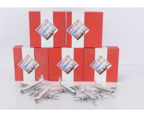 Western Models 1:200 Scale Classic Airliners, CA9J Lockheed L-188 Electra KLM, similar CA9D-1 Varig, CA9Q Qantas, CA9L Easter
