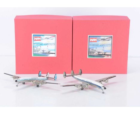 Western Models UK 1:200 Scale Classic Airliners, CA19C Lockheed L-1649 Starliner (Air France), CA19D Lockheed L-1649 Starline