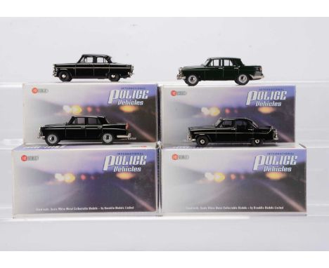 Brooklin 1:43 Scale White Metal International Police Vehicles, IPV 42 1956 Ford Zephyr MKII Saloon "Liverpool City Police", I