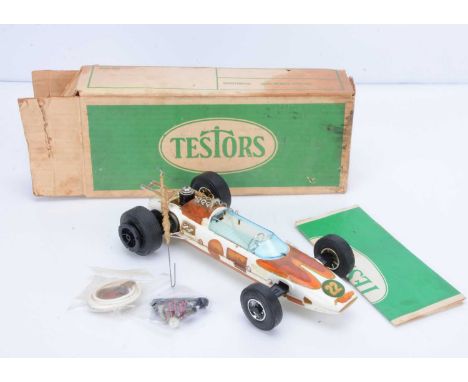 A later-issue small Glowplug-engined Formula 1 type 'Sprite Special' Racing Car by Testors of LA, with plastic body, small en