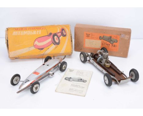Two smaller Kit-built i/c-engined Car Chassis with boxes, one the 'Masco Kitten', a light-weight chassis for tethered operati